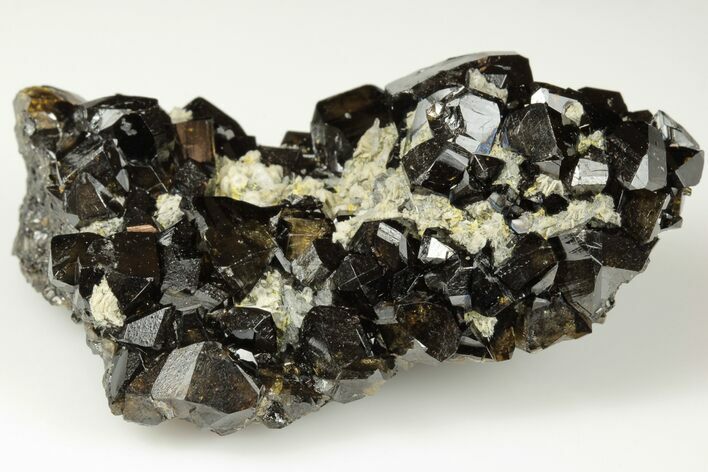 Gemmy Cassiterite Crystal Cluster - Viloco Mine, Bolivia #192175